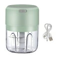thumbnail image 1 of Picadora de ajo eléctrica inalámbrica de 250 ml, multifuncional, desmontable, mini picadora de alimentos para jengibre, cebolla y verde., 1 of 14