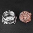 thumbnail image 3 of BESTOMZ 1 Set Spiral Wire Cleaning Tool Nozzle Cleaner Soldering Tip Cleaning Ball and Base, 3 of 3