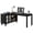 Black, variant on Fnova 59" L-Shaped Corner Desk, Storage Cabinet Corner Computer Desk for Home Office, Gaming Setup Workstation, Study Room & Small Space