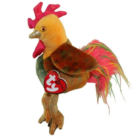 Bamboo Baby Beanie - TY Beanie Baby - THE ROOSTER Chinese Zodiac (5 inch)