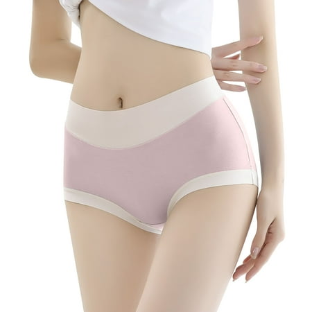 

KaLI_store Womens Underwear Women s Cotton Stretch Underwear Soft Mid Rise Briefs Underpants C XL