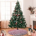thumbnail image 7 of Rateoe Leopard Skins And Heads Print Christmas Tree Skirt 48" for Xmas Holiday New Year Party Circle Tree Mat Ornaments Decoration, 7 of 7