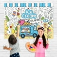 thumbnail image 2 of Qrieeo 43.3x31.5Inch Ice Cream Giant Coloring Poster with Picture, Birthday Gift Painting Poster, Art Crafts Activity Drawing Paper in School, Classroom, Home, Party, Paper Table Cloth for Coloring, 2 of 8