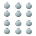 thumbnail image 6 of Herrnalise 12ct 3.14 Inch Christmas Tree Balls Ornaments, Colored Shatterproof Flocked Decorative Baubles for Xmas Tree Decor Holiday Party Wedding Decoration, 6 of 8