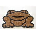 thumbnail image 2 of Geo Crafts G112 18 x 30 in. Tuffcor Frog Shaped Welcome Doormat, Rubber & Coir, 2 of 2