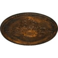 thumbnail image 3 of 54 1/4"OD x 2 7/8"P Milton Ceiling Medallion (Fits Canopies up to 10 1/2"), Hand-Painted Rust, 3 of 6