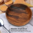 thumbnail image 5 of Wooden Snack Plate Fruit Food Salad Soup Bowl Home Handmade Wooden Plate Whole Wood Soup Bowl Cafe Use Fruit Salad Food[12*3.5cm], 5 of 7