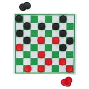 Giant Checkers and Tic Tac toe Reversible Board Game Rug by Hey! Play!