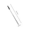 thumbnail image 2 of LOLIPPYY Copper Flute Instrument 1Pcs Silver 33.5x0.7in Precision Drilling Technology, 2 of 8
