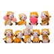thumbnail image 2 of Juguetes de figuritas de mapache 9x Mini Estatuillas de Animales de Mapache, Micro Adornos de Paisaje Modelo de Animal de Mapache Juguetes para Hote, 2 of 8