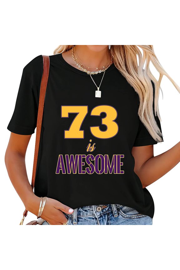 Women's Casual T-Shirt with Earth Elements Print