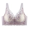 thumbnail image 2 of Wensltd Women's Lace Bra Plus Size Smooth Full Coverage Seamless Bras, 2 of 9