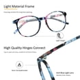 thumbnail image 2 of LAMBBAA 6 Pack Reading Glasses, Blue Light Blocking Computer Reading Glasses for Women and Men, Anti Glare Lightweight Readers(Tortoise,Pinkfloral,Black,+1.25), 2 of 5