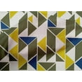 thumbnail image 4 of oneOone Organic Cotton Voile Fabric Parallelogram & Triangle Geometric Printed Craft Fabric BTY 42 Inch Wide, 4 of 4