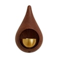 thumbnail image 1 of Timbre de puerta de madera para comerciantes, decoración de timbre, regalo de inauguración de la casa, adorno para puerta Color oscuro, 1 of 9