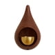 thumbnail image 1 of Timbre de comerciante para abrir puertas, timbre de madera con adorno decorativo Color oscuro, 1 of 9