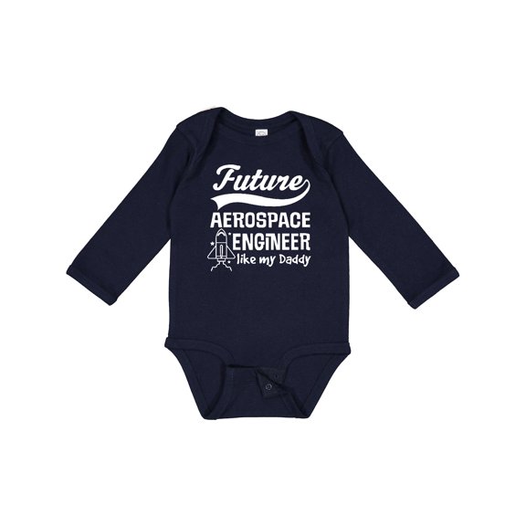 Inktastic Aerospace Engineer Like Daddy Boys or Girls Long Sleeve Baby Bodysuit