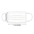 Disposable Medical Surgical Mask 100 Pack 3 Ply Breathable Non Woven ...