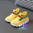 thumbnail image 4 of Lujianch Toddler Shoes Decoration LED Light Walking Shoes Running Shoes For Kids Lightweight Girls Sneakers Size 5.5-6 Years, 4 of 4
