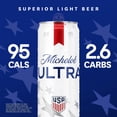 thumbnail image 4 of Michelob ULTRA Superior Light American Lager Beer, 25 fl oz 1 Aluminum Can 4.2% ABV, 4 of 9