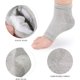 thumbnail image 3 of 4 Pairs of Gel Heel Socks, Soft Heel Socks, Moisturizing Heel Socks, Breathable Heel Socks, Open Toe Heel Socks for Dry, Cracked Heel Skin (16 * 9.5cm), 3 of 5