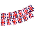 thumbnail image 1 of Banderines triangulares, banderines triangulares de la Unión, 25 unidades, banderas británicas, banderines con bandera de Inglaterra para aniversario, ingeniería de precisión, 1 of 9