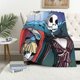 thumbnail image 1 of Manta polar de Pesadilla antes de Navidad, súper suave y acogedora, manta de franela ligera y cómoda, manta de felpa cálida para sofá, cama, 40 x 60 pulgadas, 1 of 5