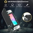 thumbnail image 3 of ProCase Flip Cover for Nintendo Switch OLED with 2 Pack Tempered Glass Screen Protectors, Slim Protective Case with Magnetically Detachable Front Cover for Nintendo Switch OLED 2021 -Black, 3 of 8