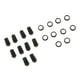 thumbnail image 1 of 10PCS Interruptor De Botón Con Enclavamiento De Encendido / Apagado 428 1.5A 250V , 3A 125V, 1 of 9