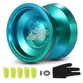 thumbnail image 1 of Balle Yo-Yo en Aluminium Cadeau Yo-Yo Compétitif avec Roulements, Cordons et Gant, 1 of 8