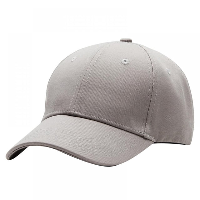 Plain Structured Baseball Cap, Cotton Dad Hat Fits Men Women, Adjustable Low Profile