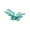 D, variant on Christmas 3D Printed Dragon Fly Figurine Artistic Animal Sculpture Desk Ornament for Home office Decor Stress Relief Fidget Toy, Blue Green 6x4 Inch
