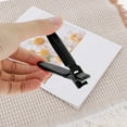 thumbnail image 2 of Unique Bargains 1 Pc Splash-proof Nail Clipper for Women for Men Black, 2 of 7