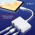thumbnail image 6 of Xiwai Type C USB-C to Dual 3.5mm Audio AUX & MIC Sound Card with PD Power Charge Adapter Compatible with Laptop Tablet Phone, 6 of 8