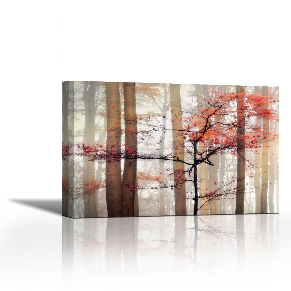 Orange Awakening Contemporary Fine Art Giclee on Canvas Gallery Wrap