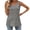 Gray, variant on JINMGG Women's Fashion Printed Round Neck Comfortable Loose T-Shirt Sleeveless Blouse Casual Tops Pink XXL