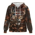 thumbnail image 4 of Uorisanigo Camo Hunting Deer American Flag Hoodie Oversized Sweatshirt Size 3XL Warm Drop Shoulder Womens Oversized Hoodies Loose Winter Clothing Outfits Long Sleeve Hoodies, 4 of 7