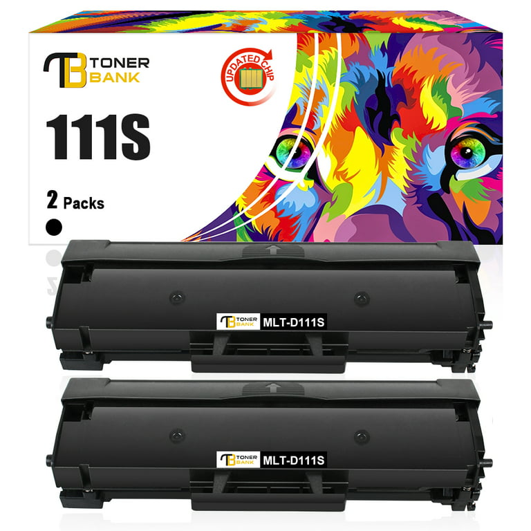Brobrygge hvis fårehyrde Toner Bank 2-Pack Compatible Toner Cartridge Replacement for Samsung  MLT-D111S Xpress SL-M2020 M2020W M2022 M2022W M2024 M2070 M2070W M2070F  M2070FW M2026W Printer Ink Black - Walmart.com