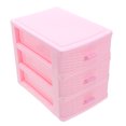 thumbnail image 1 of FELTECHELECTR Organizador De Escritorio Con Cajones De Plástico Rosa Para Oficina Y Hogar, 1 of 6
