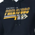 thumbnail image 3 of Men's Starter Navy Nashville Predators Logo Push Fleece Hoodie, 3 of 3