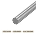 thumbnail image 3 of Uxcell 5.5x60mm(Dia -0/-0.01mm) Round Steel Rod 63-65 HRC HSS Lathe Bar Tool 5Pack, 3 of 5