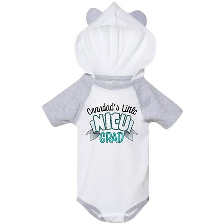 

Inktastic Grandad s Little Nicu Grad in Blue with Banner Gift Baby Boy or Baby Girl Bodysuit