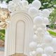 thumbnail image 3 of Globos Bezente de látex blancos de 18 cm, 30 unidades, para decoración de fiestas, 3 of 8