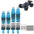 thumbnail image 4 of Amortiguador Delantero Y Trasero RC, Fácil De Instalar Amortiguador Delantero Y Trasero RC 4 Piezas Apariencia Suave Para Coches De Control Remoto TRAXXAS / SLASH 1/10 OTVIAP Azul, 4 of 8