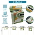 thumbnail image 7 of Table Runner Dresser Scarves 72 Inch Long, Mid Century Modern Retro Linen Dining Table Runners Abstract Boho Art Tabletop Scarf for Wedding Holiday Party Kitchen, 7 of 7