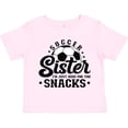 thumbnail image 3 of Inktastic Soccer Sister I'm Just Here for the Snacks Girls Toddler T-Shirt, 3 of 5