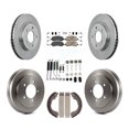 thumbnail image 1 of Transit Auto Front Rear Disc Brake Rotors Ceramic Pads and Drum Kit (7Pc) for Car Dodge Caliber with 276mm Diameter Rotor K8A-100139, 1 of 11