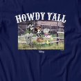 thumbnail image 3 of Disney Mickey Mouse Women's Howdy Yall Fence Post Photo Groupshot T-Shirt (Iris Navy, S-XXL), 3 of 4