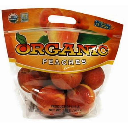 peaches organic walmart fresh lbs bag fruits