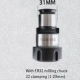 thumbnail image 3 of Tapping Machine Drill Bit, Drill Chuck Quick Changer TC820 Er32 Drilling Connection Handle Chuck Quick Change Drill Bit,1 x TC820-ER32 quick-change tapping machine drill chuck, 3 of 6